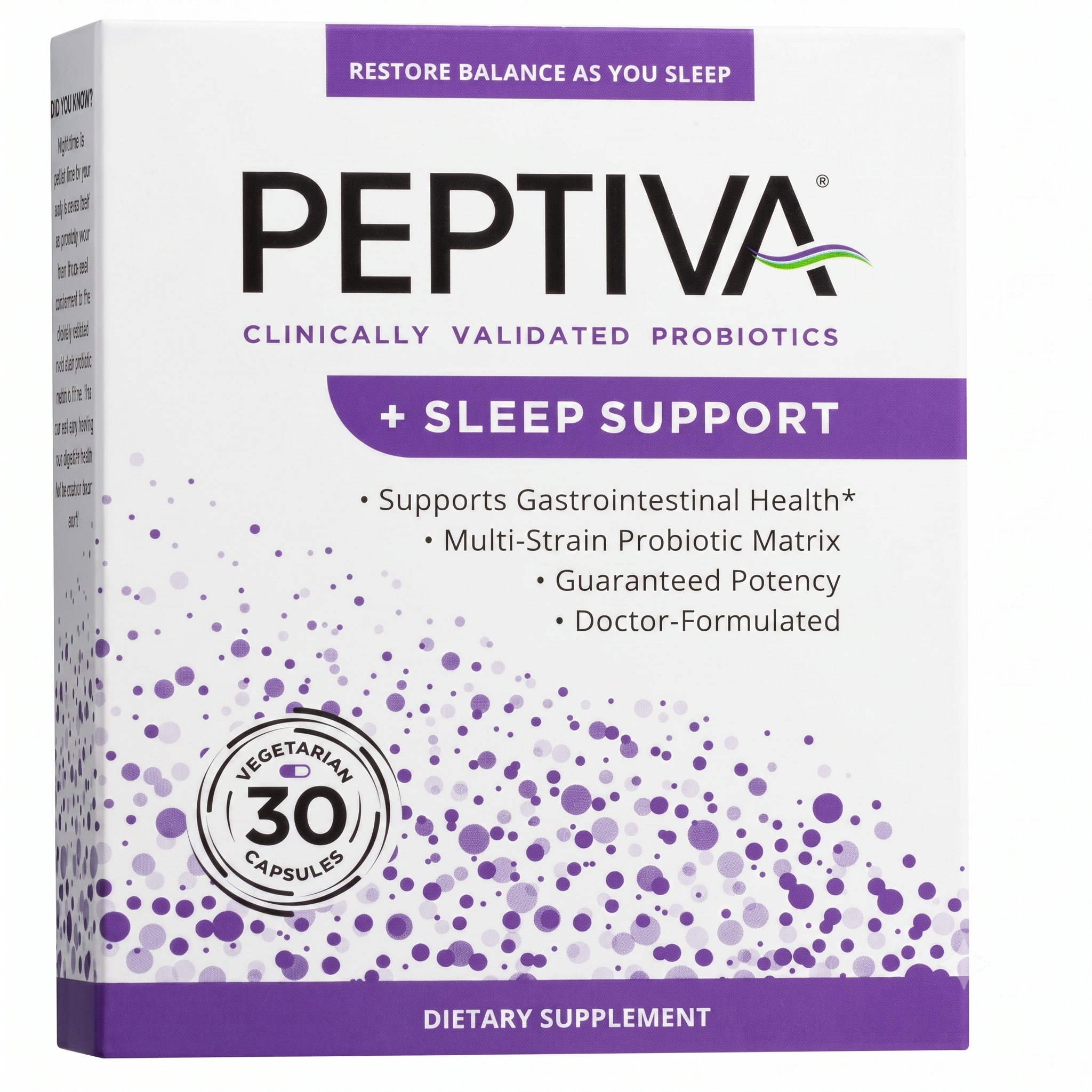 Clinically Validated Probiotics Plus Sleep Support 30 Capsules
