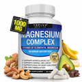 Magnesium Complex Supplement 8 Elemental 1000mg 90 Capsules