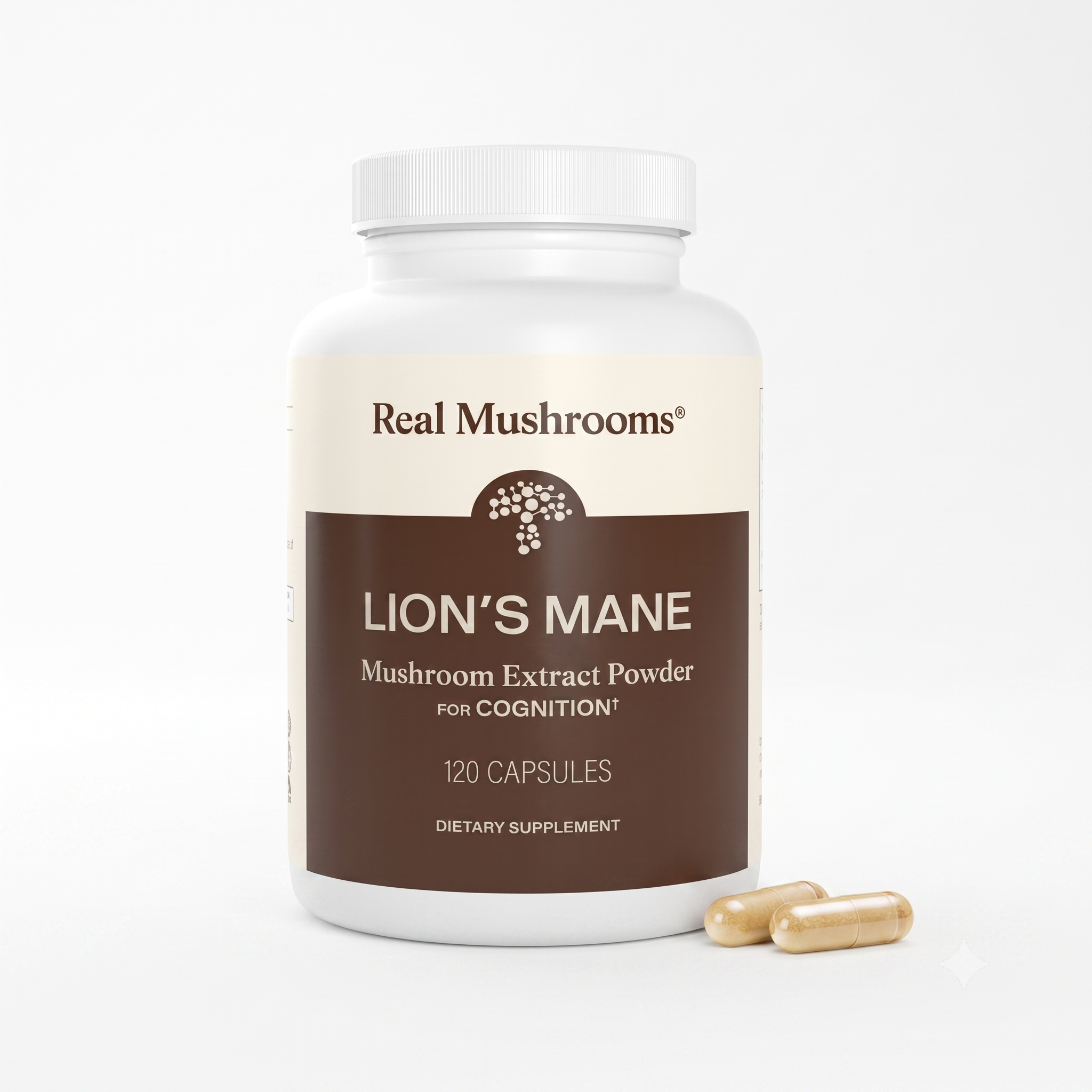 Lion's Mane Mushroom Extract Powder 120 Capsules