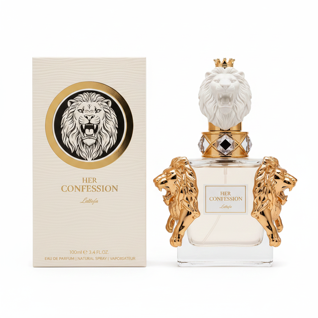 Lattafa Her Confession EDP - Box and Bottle
