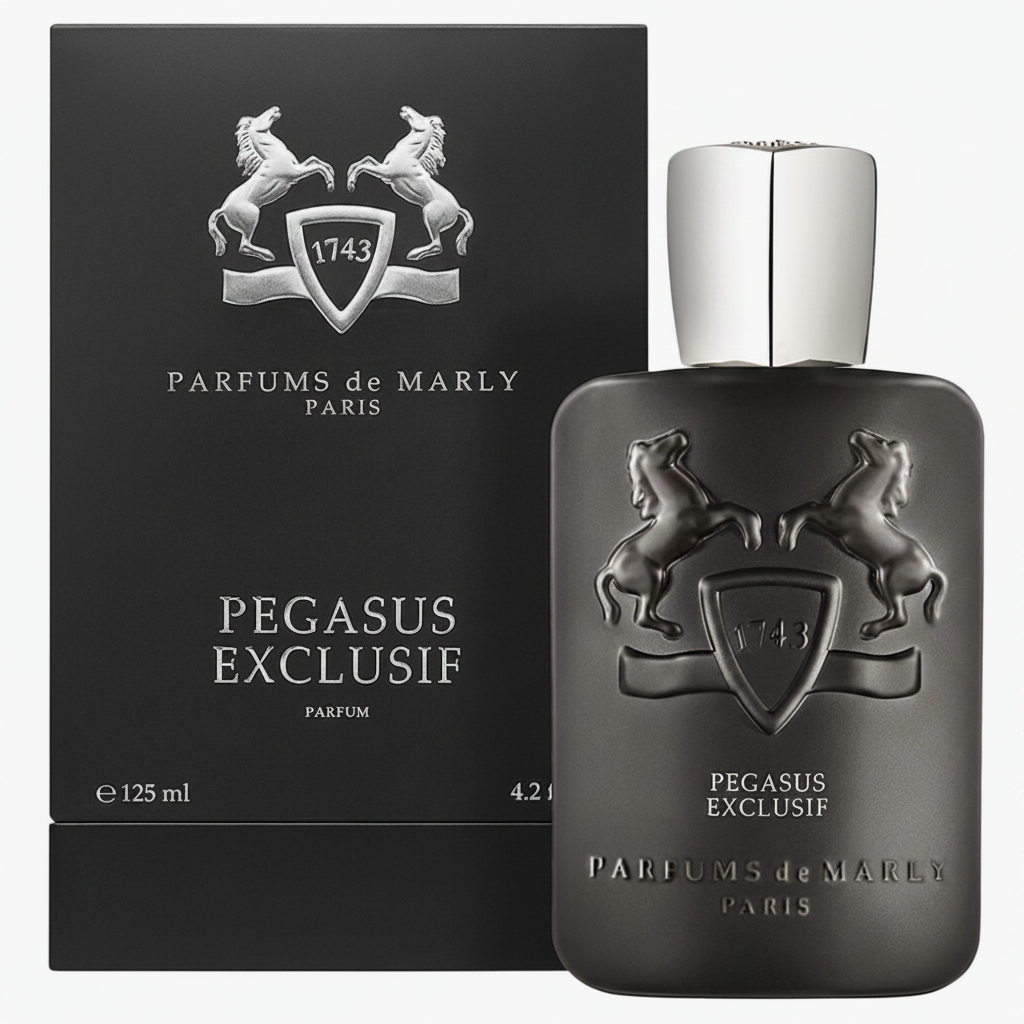 Parfums de Marly Pegasus Exclusif Parfum - Box and Bottle